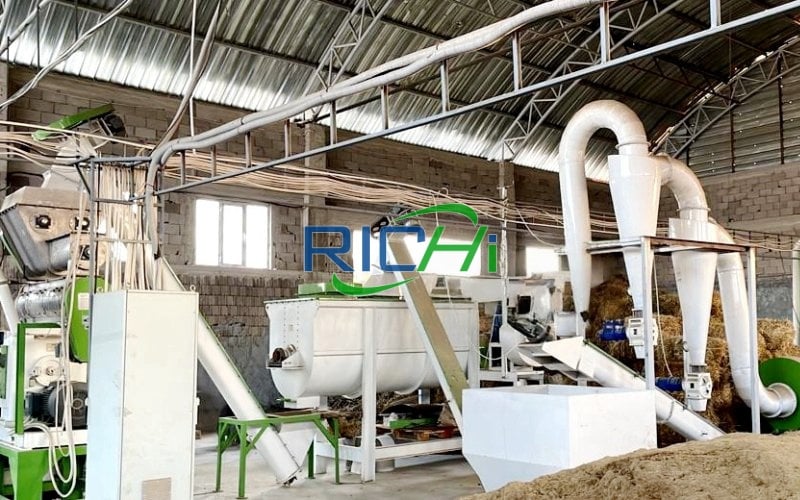 1-2 T/H Grass Pellet Machine for Sale Uzbekistan