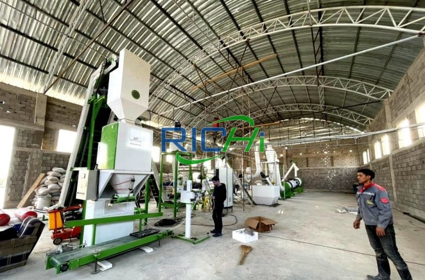 1-2 T/H Straw Pellet Production Line in Uzbekistan