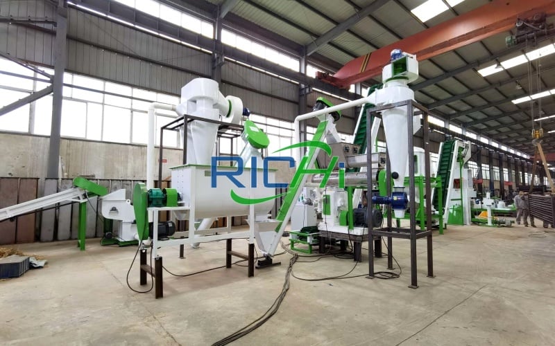 1.5-2 T/H Grass Pellet Machine for Sale Verde