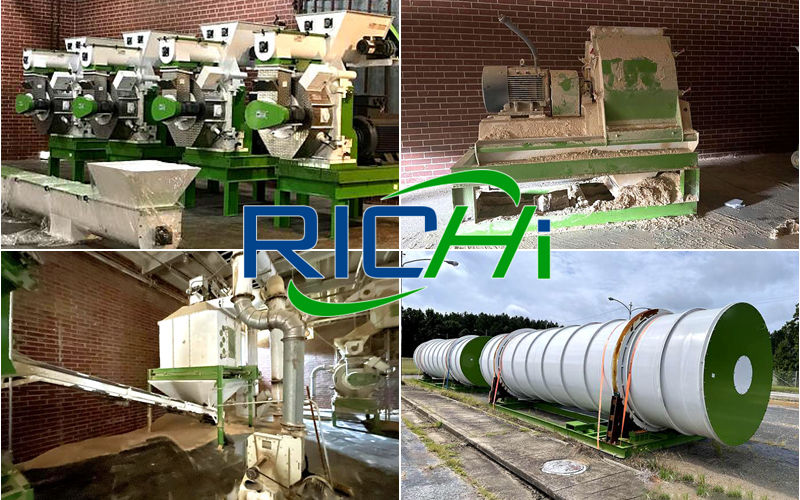 USA 10 T/H Large-scale wood Pellet Making Plant