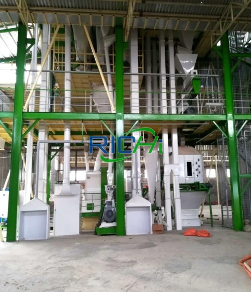 11-12 T/H USA grass pellet production line