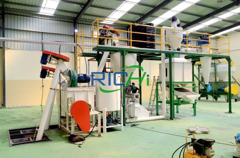 2-3 T/H Alfalfa Pellet Production Line in Argentina