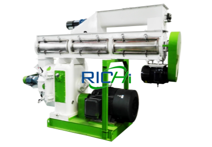 CZLH350 grass pelletiser with a production capacity of 1.0–1.2 tons per hour.