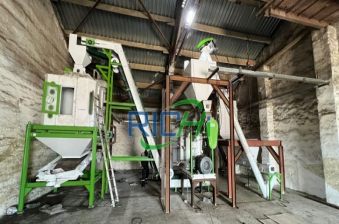 Kazakhstan 5 T/H Sunflower Seed Meal Pellet Production Line