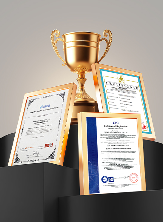 Multiple certifications showcase
