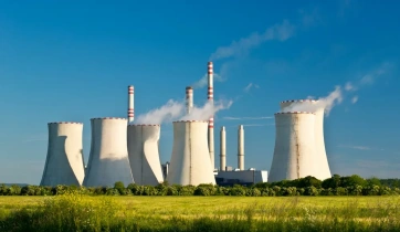 A power plant is currently underway.