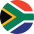 The flag of South Africa