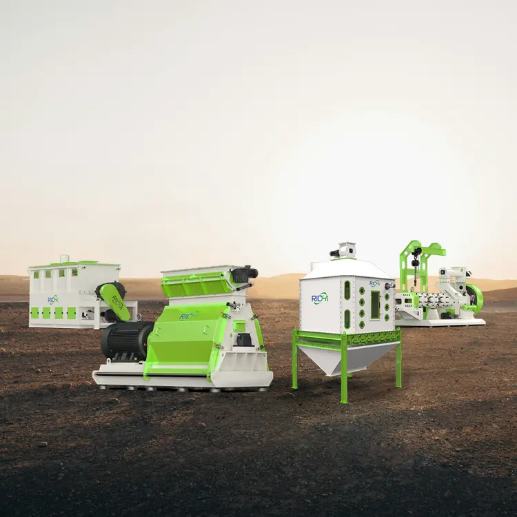 The main equipment of the biomass pellet production line