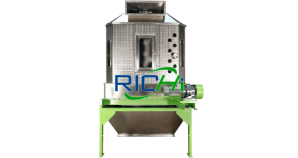 Big Grass Pellet Stainless Steel Cooler in the front