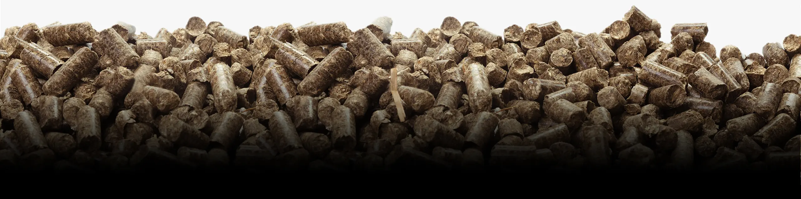 Biomass pellets produced by our equipment.