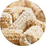 Corn cobs after removing the kernels