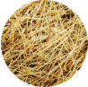 Material made from crushed straw.