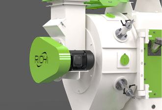 Design of forced feeder for pelletising bin