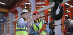 Engineers are training operators.