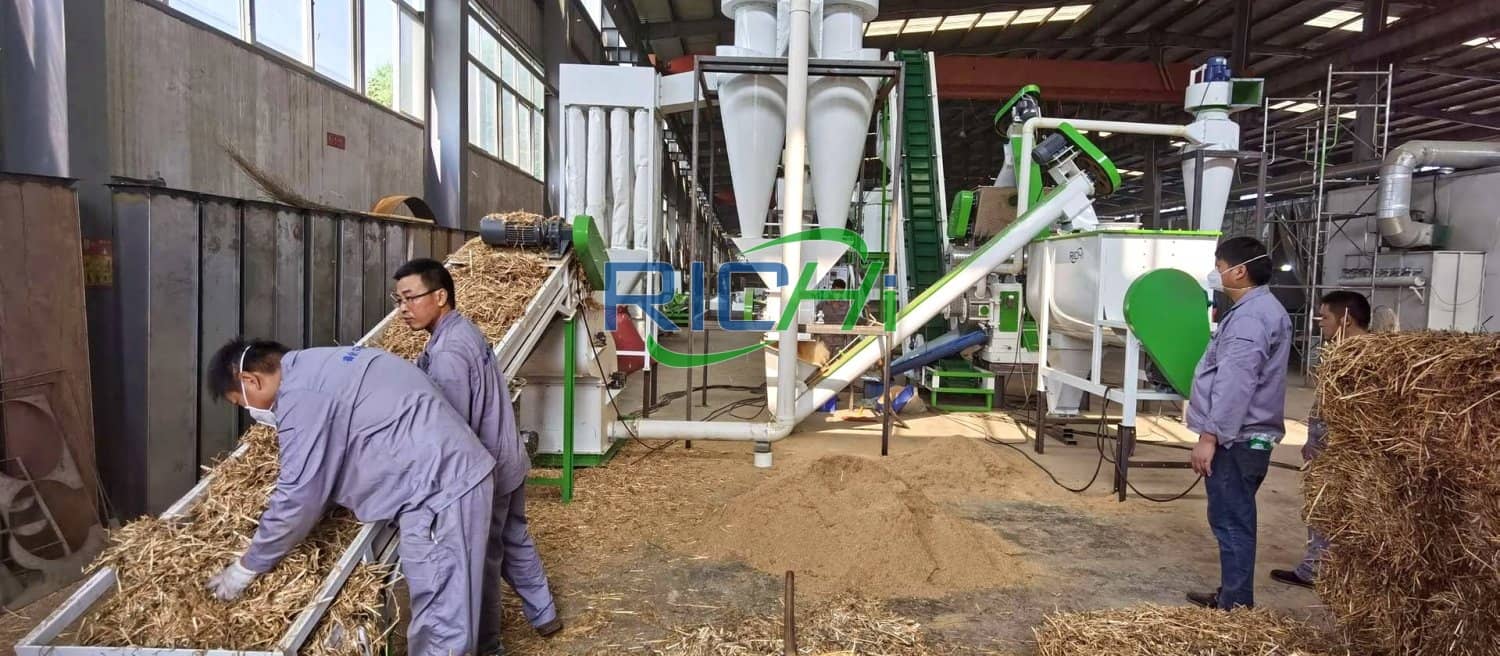 Engineers are commissioning the production line.