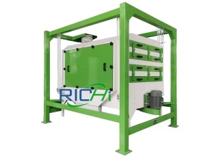 Green square particle sifting box