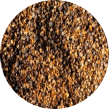 A multitude of golden coffee husks.