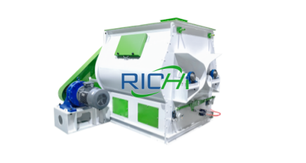 A straw material mixer that is energy-efficient