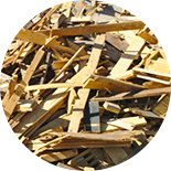Waste boards from furniture processing