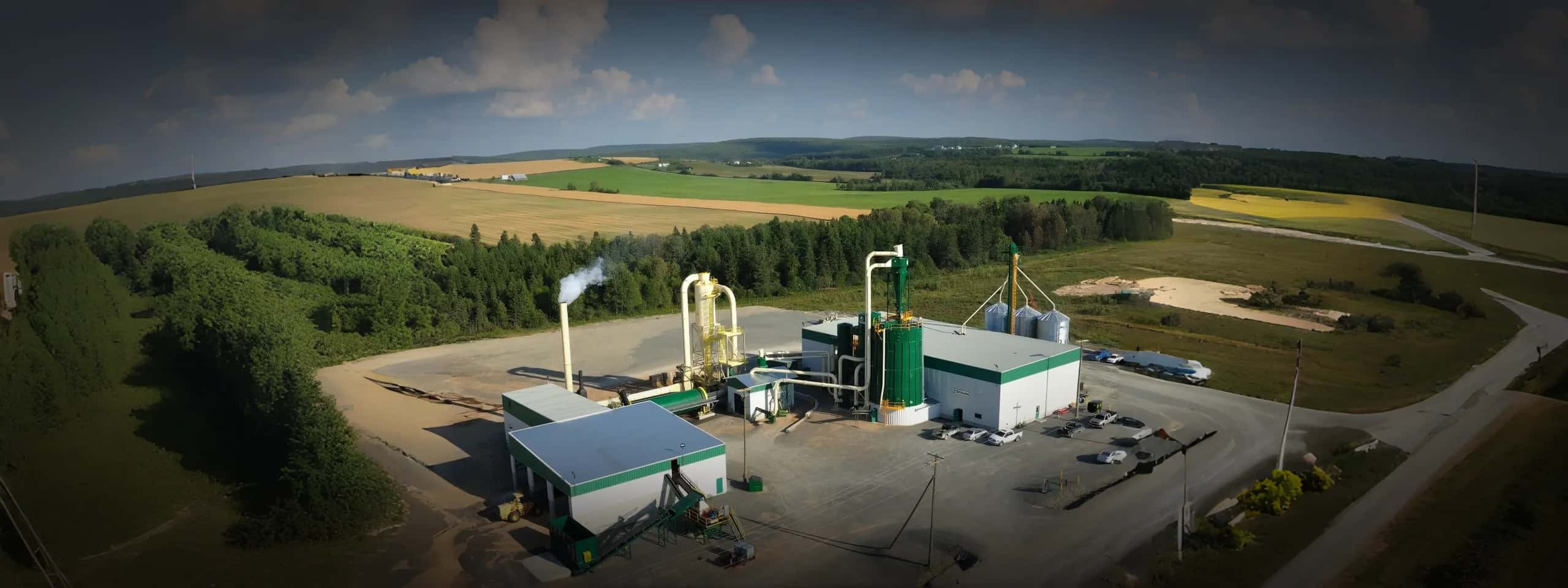 rice husk pellet plant