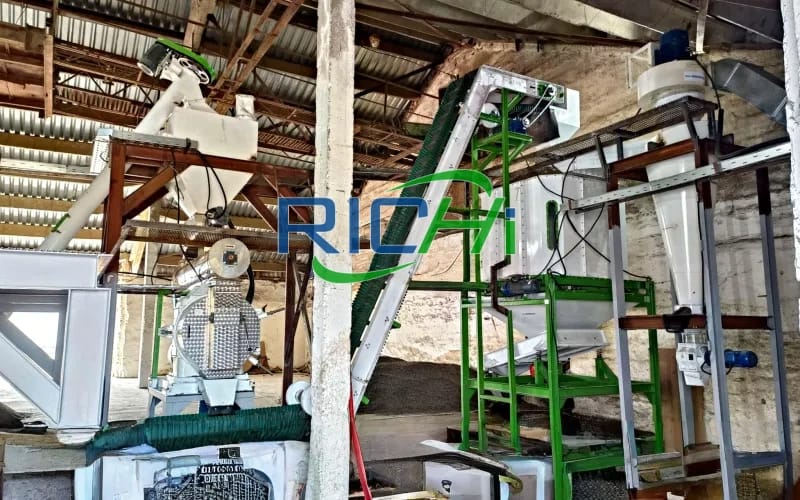 USA 3-4 T/H rice husk Pellet production line