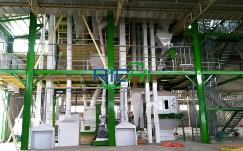 The United States 11-12 T/H Large-scale alfalfa pellet production project