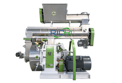 Miscanthus pellet machine