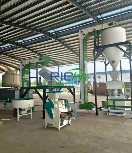 screening and packaging section of the production line