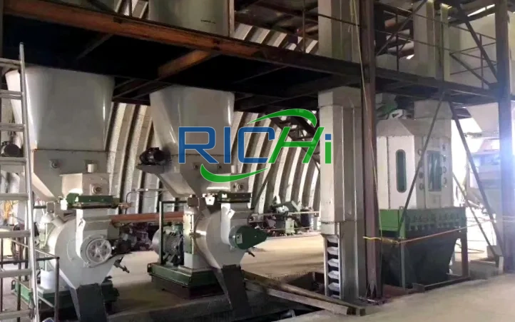 Kazakhstan 5 T/H rice husk Pellet processing line