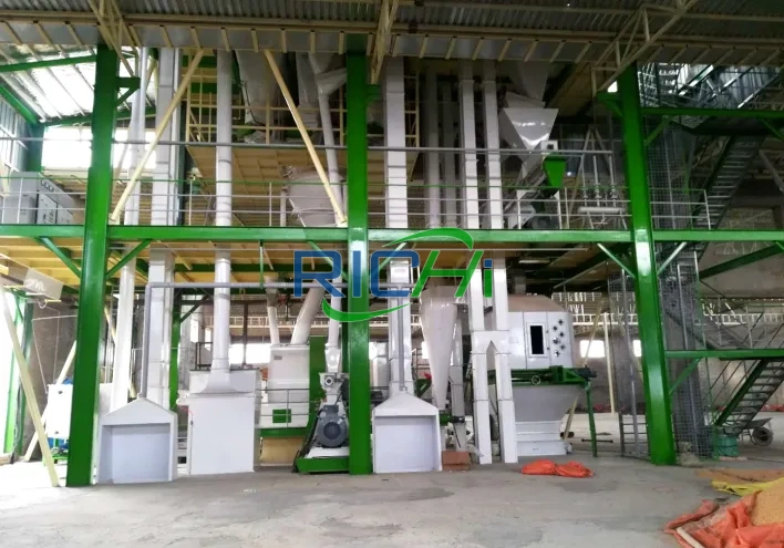 11-12 T/H alfalfa pellet machine in USA