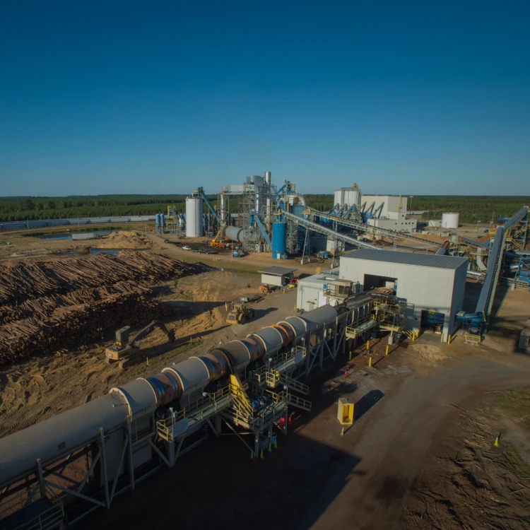 biomass wood pellet plant in USA