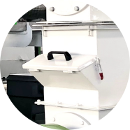 observation port of miscanthus pellet machine