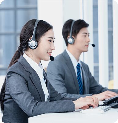 The sales team are answering custom questions.