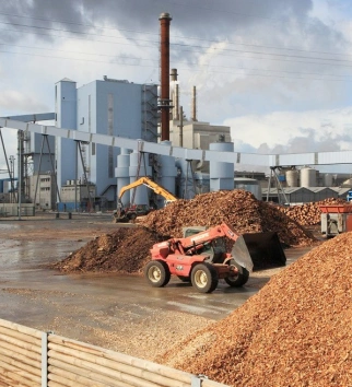 wood pellet plant