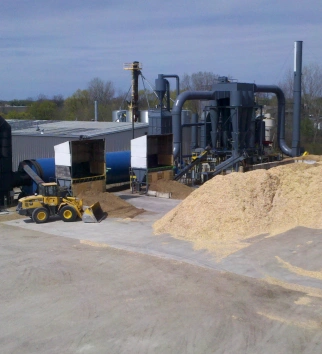 wood chip Drying
