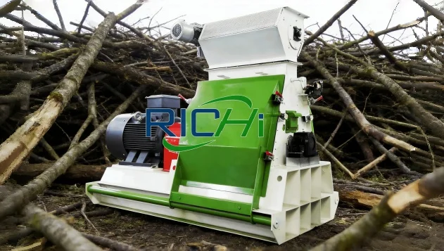 sawdust hammer mill and wood branch