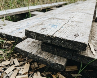 Discarded boards