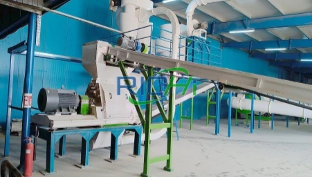 2 T/H Wood Hammer Mill for Sale Romania
