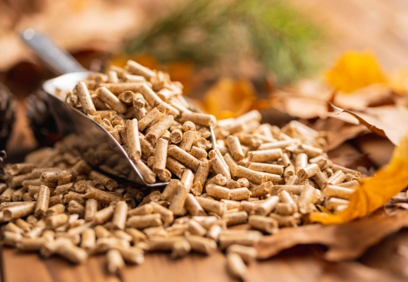 wood pellet made by wood pellet making machine