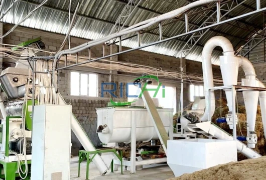 1-2 T/H grass pellet mill for sale in Uzbekistan project