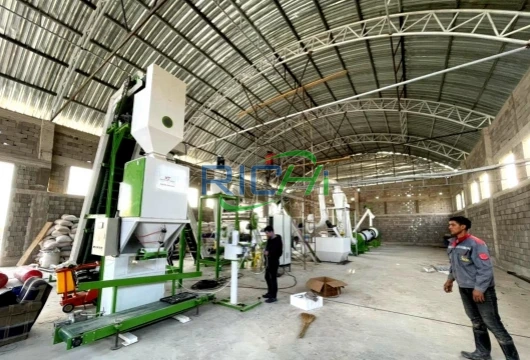Uzbekistan grass pellet production solution
