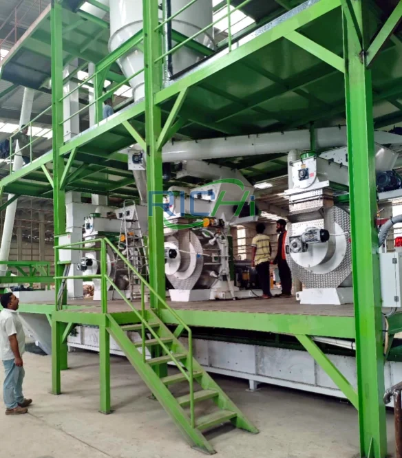 Photo d'une machine à granulés de bois à vendre au Bangladesh