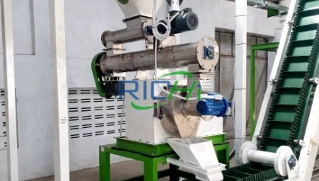 0.2–0.3 T/H Straw Pellet Line in India