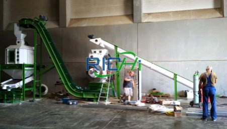 เครื่องอัดเม็ดไม้ 3–4 T/H ขายในโรมาเนีย