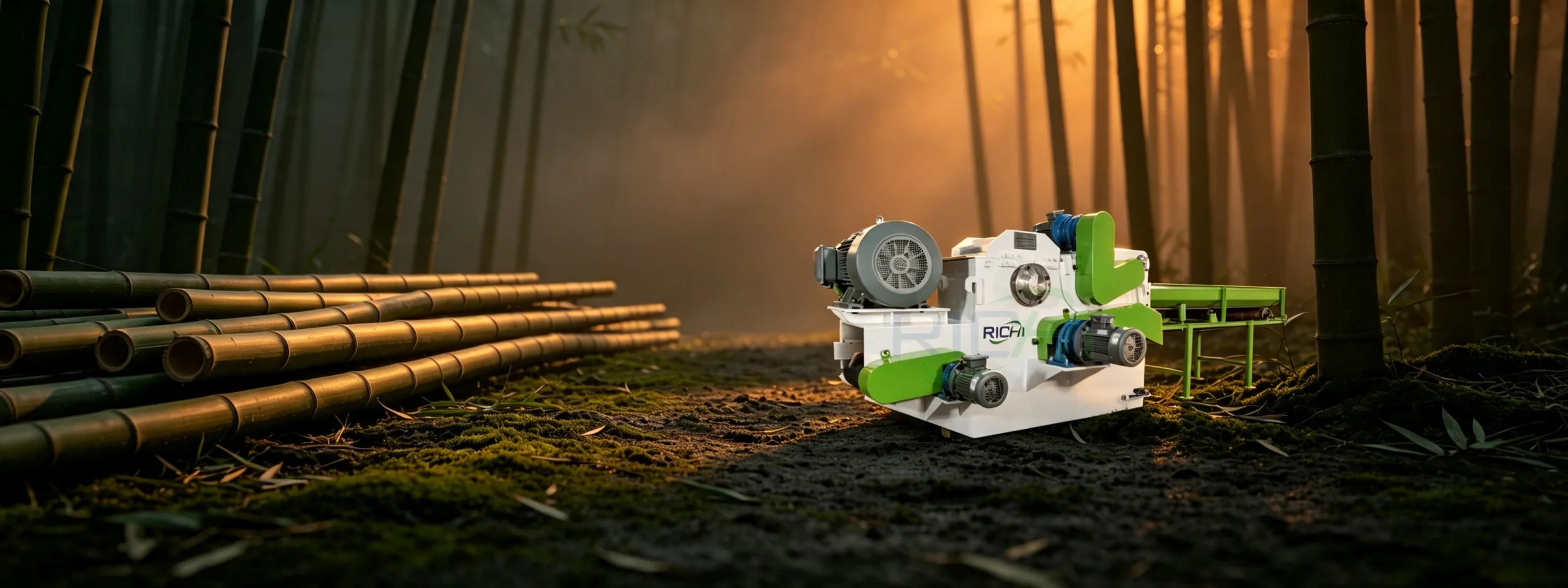 bamboo chipper machine