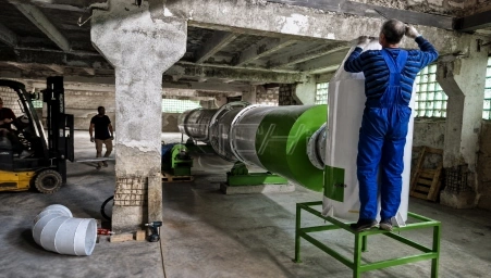 3–4 T/H alfalfa drying machine for Sale to Spain