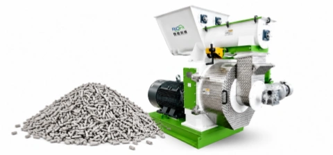 MZLH320 — Máquina de produção de pellets para areia para gatos a partir de papel usado