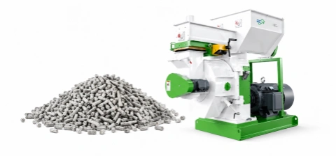 Máquina de fabrico de pellets de areia para gatos à base de papel MZLH350