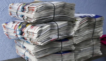 Jornal usado